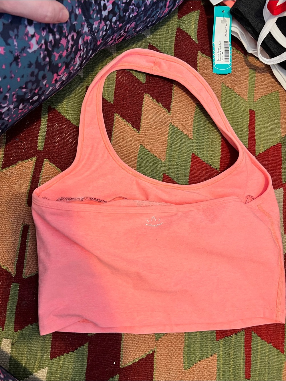 Beyond Yoga Coral halter top Sports Bra